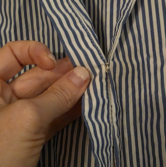 J. Crew Wide Leg Jumpsuit in Shirting Stripe - Picture 8 of 11